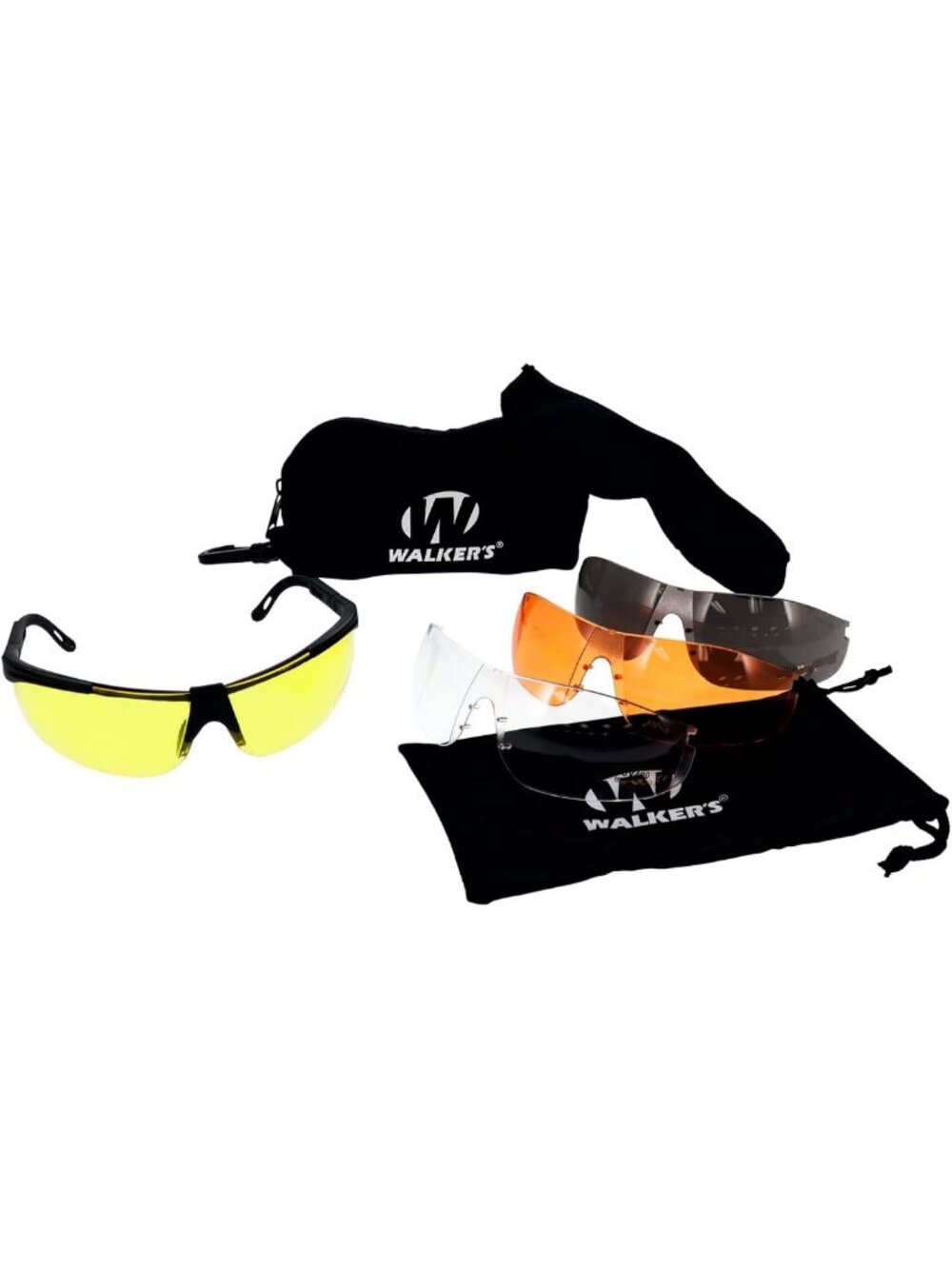 Sporty Sunglasses with 4 Interchangeable Lenses for Outdoor Activities